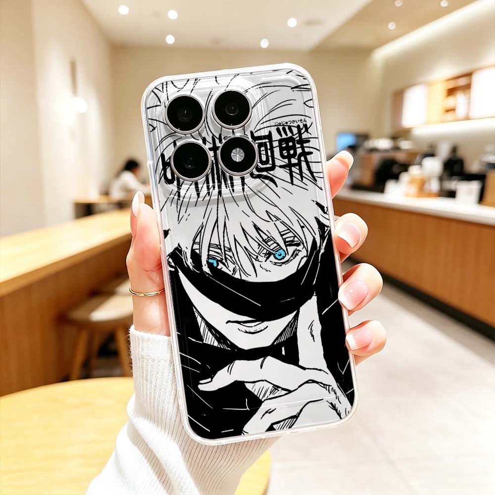 Phone Cases Jujutsu Kaisen - 애니메이션 주주츠 케이센 멋진 커버 샤오미