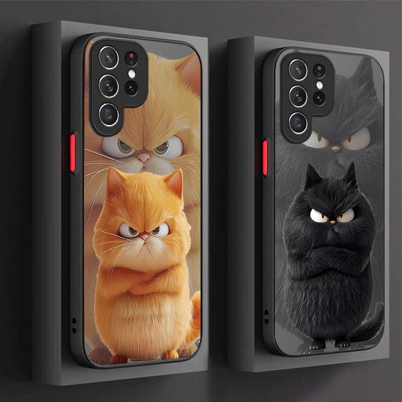 Phone Cases Galaxy A16 5G - 화난 고양이 커플 스타일 케이스 삼성