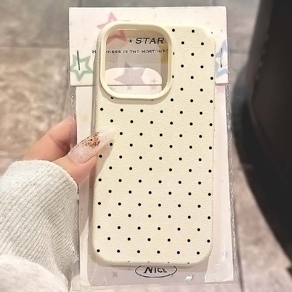 Phone Cases Xr Iphone - 미니멀 폴카 도트 폰 케이스 아이폰