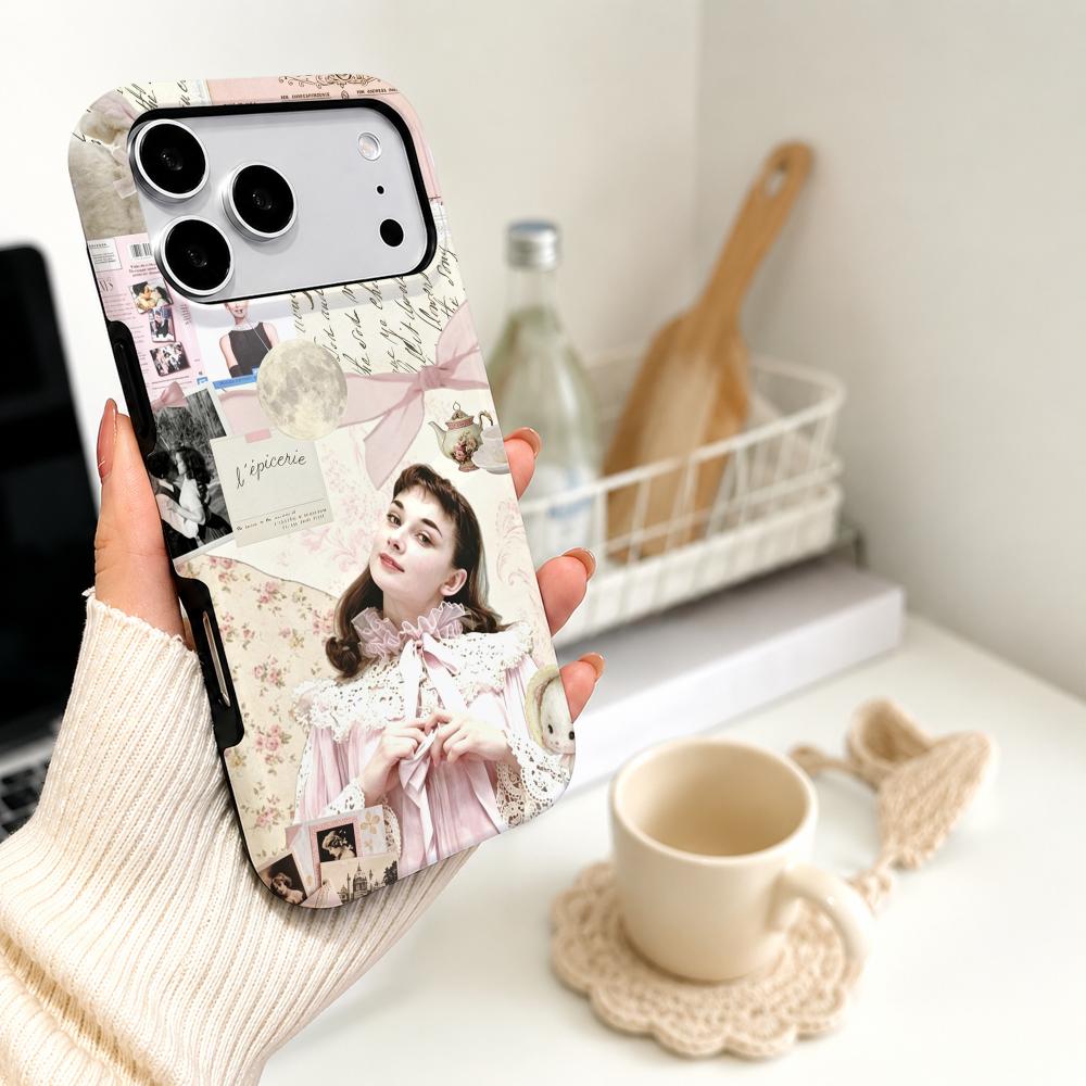 A-오드리 H-헵번 폰 케이스 필름 소재 2-in-1  - Phone Cases H&M 리뷰 및 가격