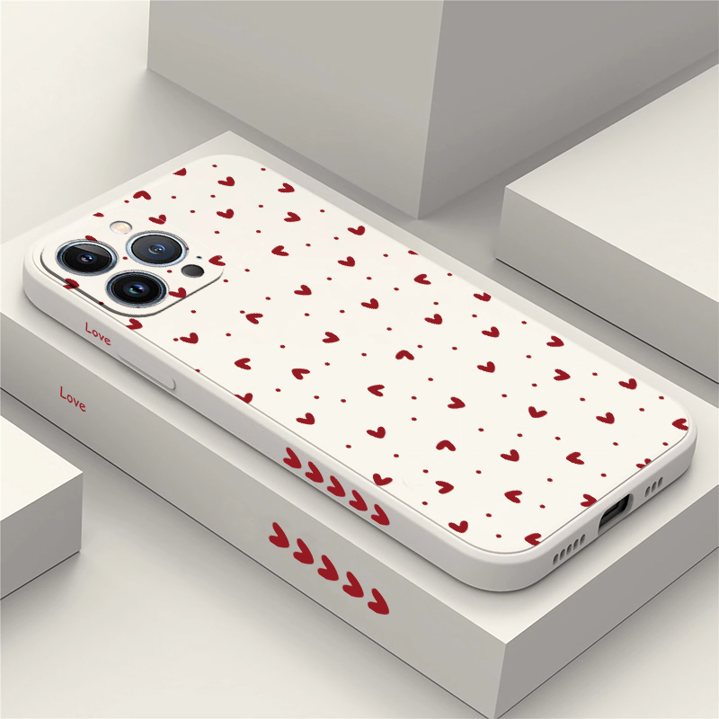 러브 하트 프린트 폰 케이스 (아이폰 17, 16 프로 - Phone Cases For Iphone 16 리뷰 및 가격