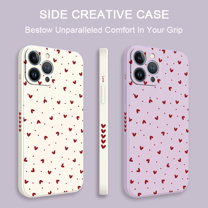 러브 하트 프린트 폰 케이스 (아이폰 17, 16 프로 - Phone Cases For Iphone 16 리뷰 및 가격