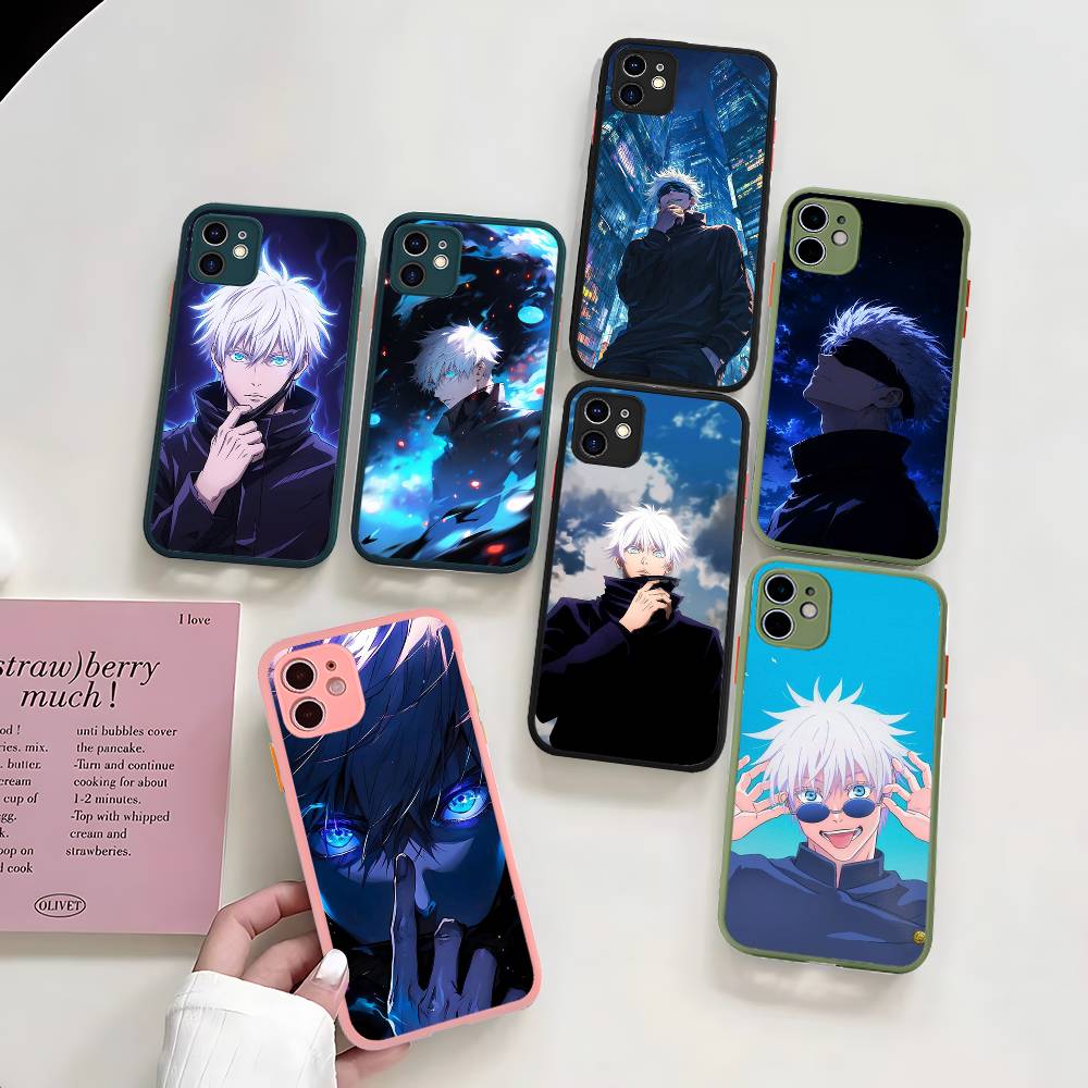 주술회센 고죠 사토루 아이폰 15 16 프로 맥스 11 - Phone Cases Jujutsu Kaisen 리뷰 및 가격