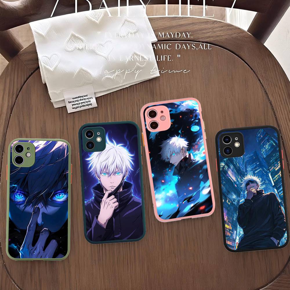 주술회센 고죠 사토루 아이폰 15 16 프로 맥스 11 - Phone Cases Jujutsu Kaisen 리뷰 및 가격