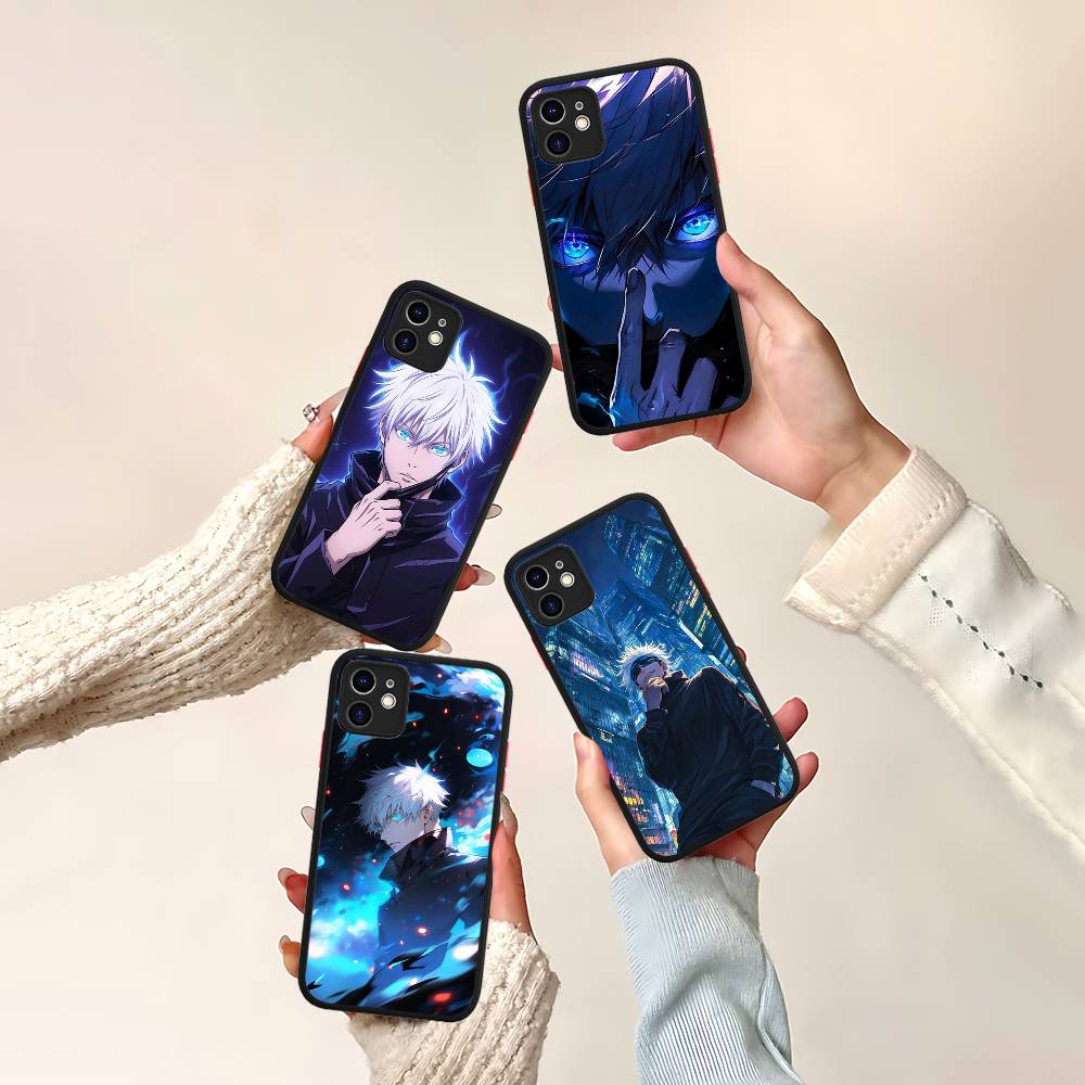 주술회센 고죠 사토루 아이폰 15 16 프로 맥스 11 - Phone Cases Jujutsu Kaisen 리뷰 및 가격