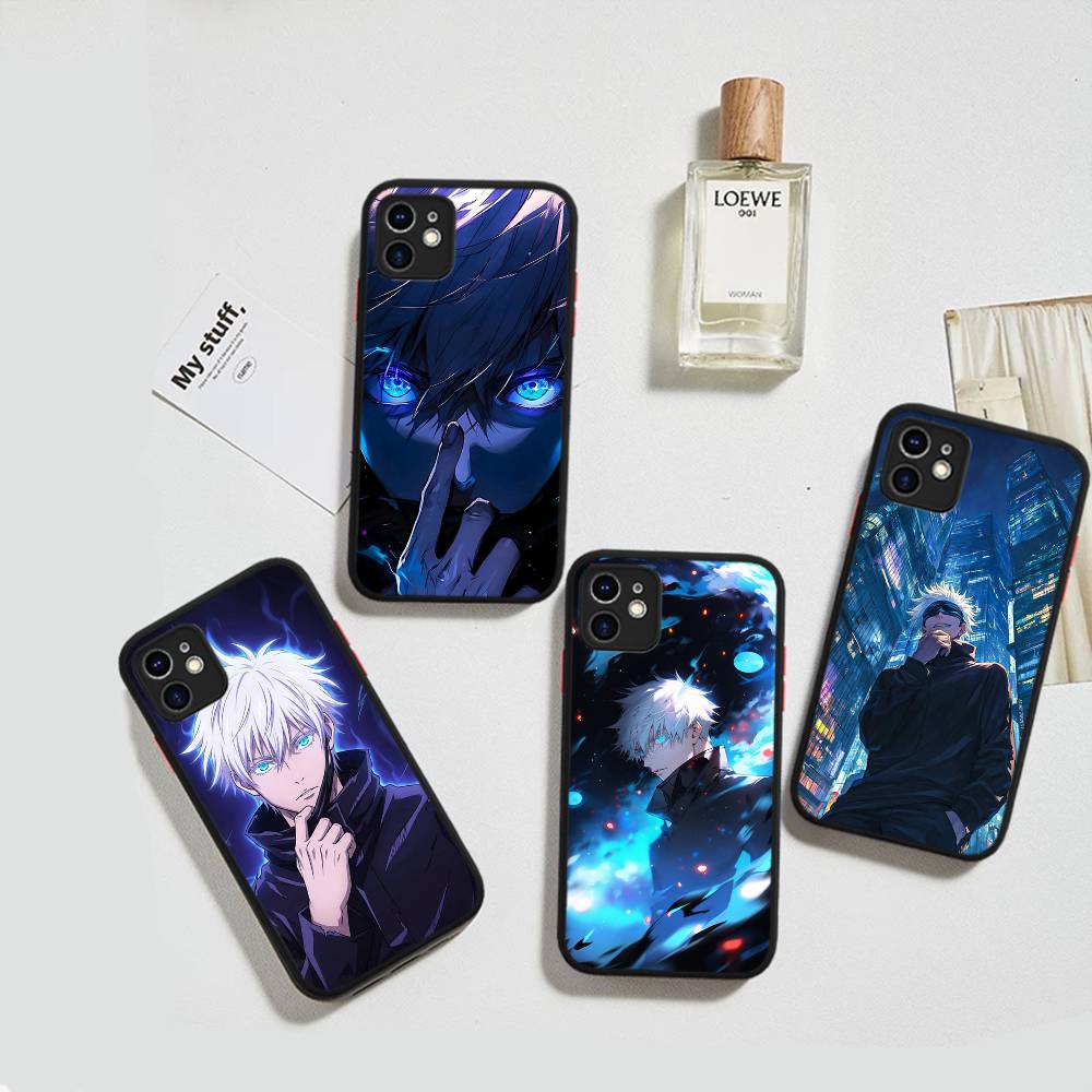 주술회센 고죠 사토루 아이폰 15 16 프로 맥스 11 - Phone Cases Jujutsu Kaisen 리뷰 및 가격